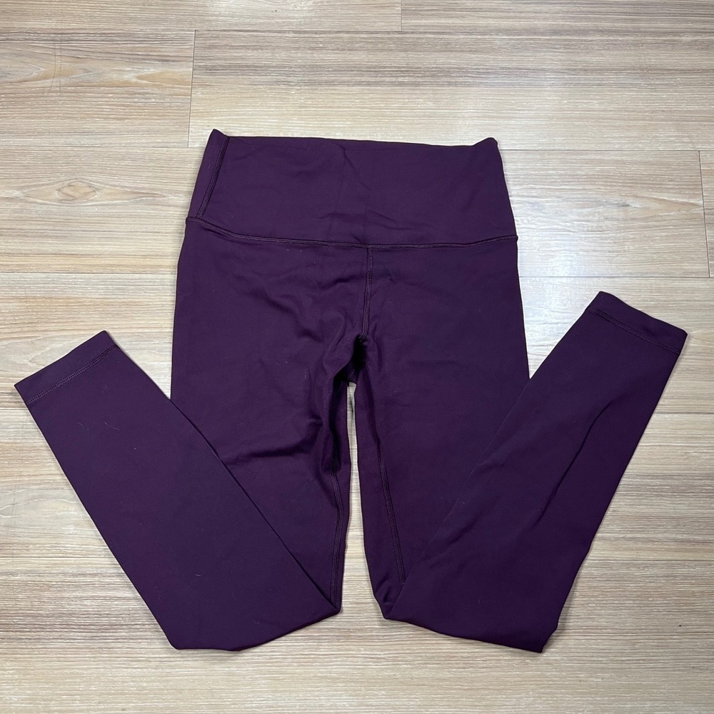 Victoria's Secret Womens Leggings High Waisted Logo Purple 10